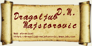 Dragoljub Majstorović vizit kartica